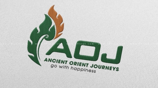 Thiết kế logo du lịch  AOJ