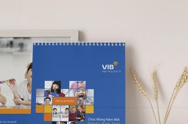 Thiết kế lịch độc quyền VIB Bank